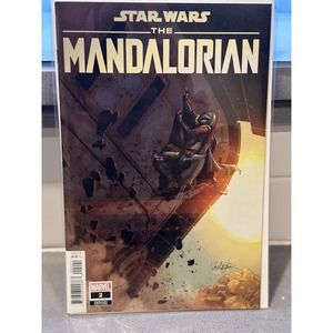 STAR WARS MANDALORIAN #2 * NM+ * SALVADOR LARROCA 1:25 INCENTIVE RATIO VARIANT